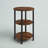 Mauch Round End Table with 3-Tier Storage Shelves-615976144