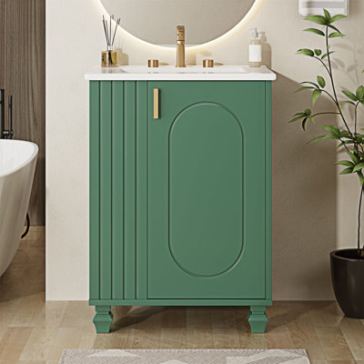 Meuble-lavabo de salle de bain avec lavabo