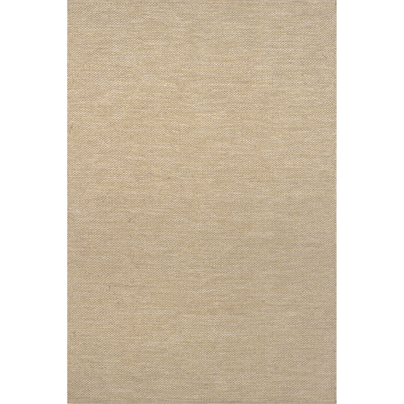 Parnell Farmhouse Handmade Cotton Beige Rug, Rectangle 4' x 6'