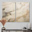 Beige et blanc, rivière de marbre - art mural abstrait en marbre-114691644-114691641-114691642
