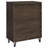 Brixton 2-Door Slatted Shoe Storage Cabinet with 5 Shelves, Smoked Oak-1565187516