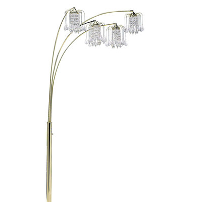 84" Tall Metal Floor Lamp