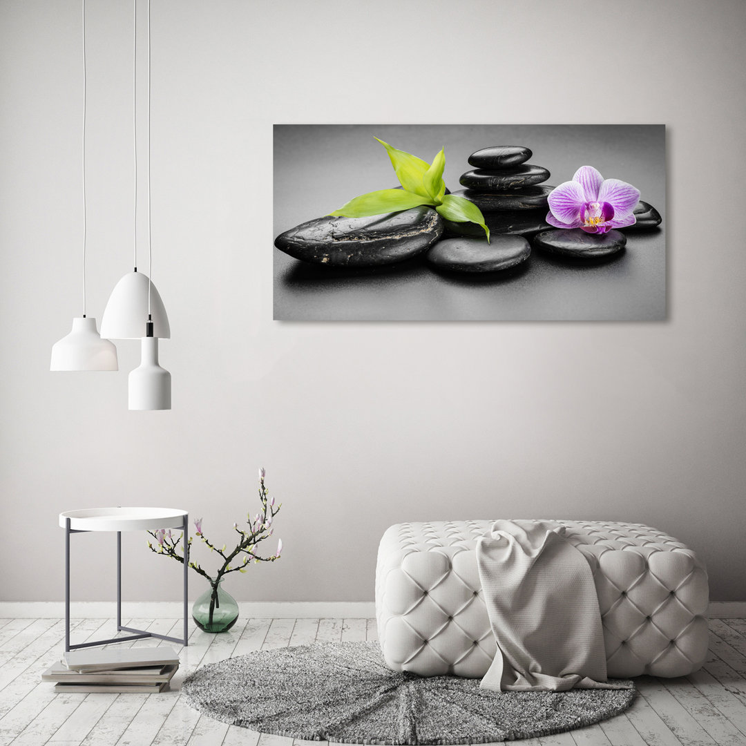Zen Stones - Wrapped Canvas Print