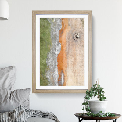 Aberdeen Beach in Scotland - Picture Frame Graphic Art