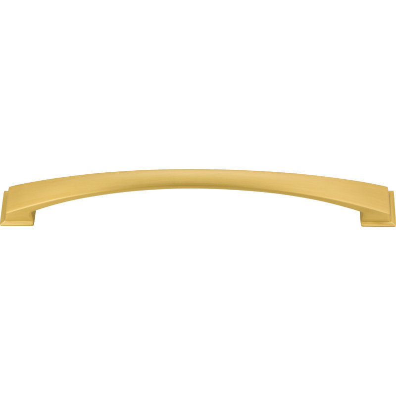 Roman Arch Pull, 5", Brushed Gold