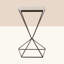 Aiden Cross Legs End Table