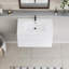 Meuble-lavabo simple 35,43 po avec plateau en résine Anmarie