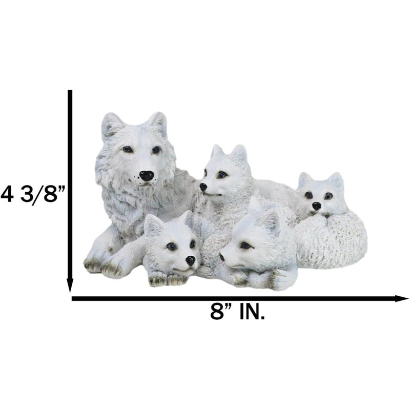 Figurine de famille Winter Wolf