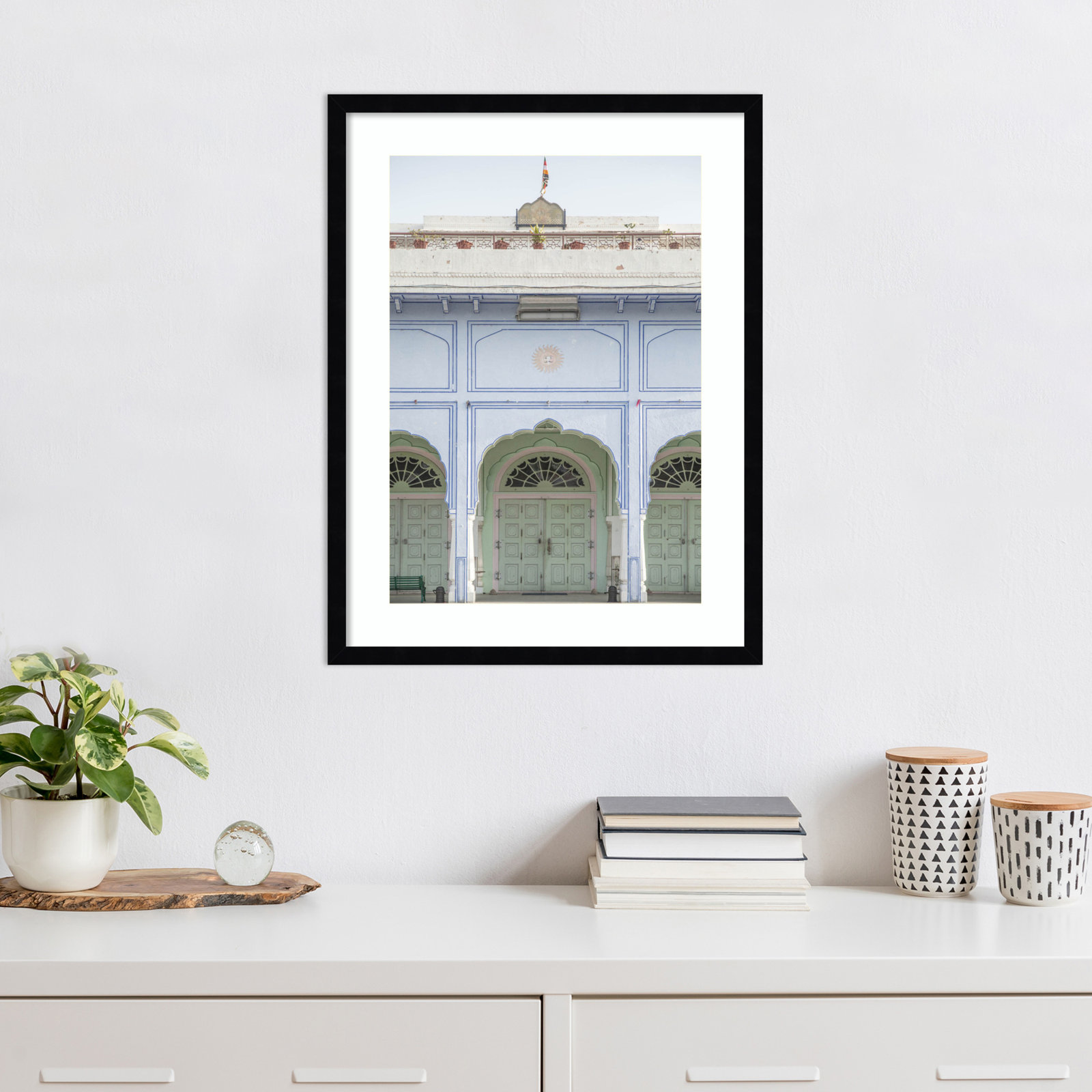 Sunshine Palace Print by Shot by Clint, Black, 25" H x 19" W