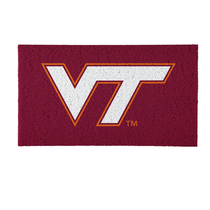 Tapis polychrome en PVC, 16 po x 28 po, Virginia Tech