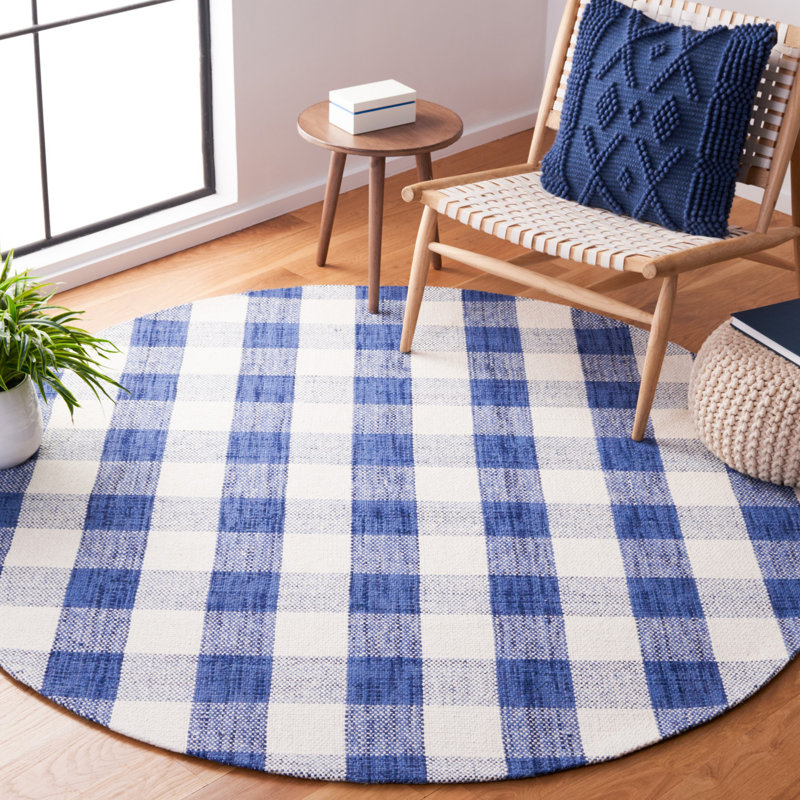 Tapis en laine et coton écossais Spirit, Rond 6 pi