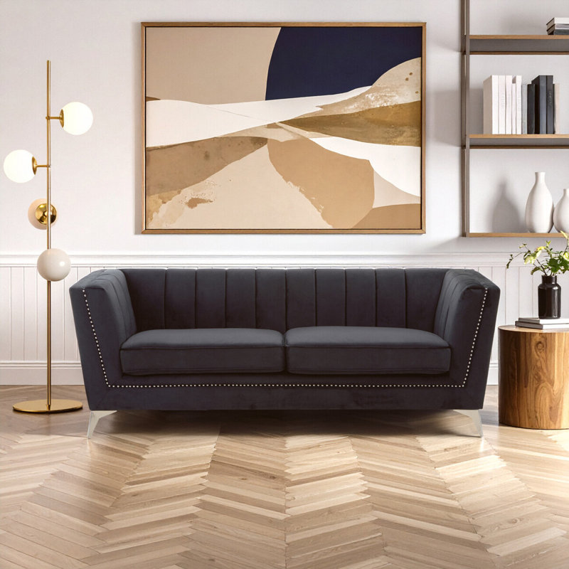 Maday 3 Seater Sofa, Black