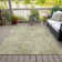 Machine Washable Indoor/Outdoor Xhevrie Sage Rug