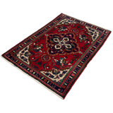 Niroy Oriental Area Rug in Red