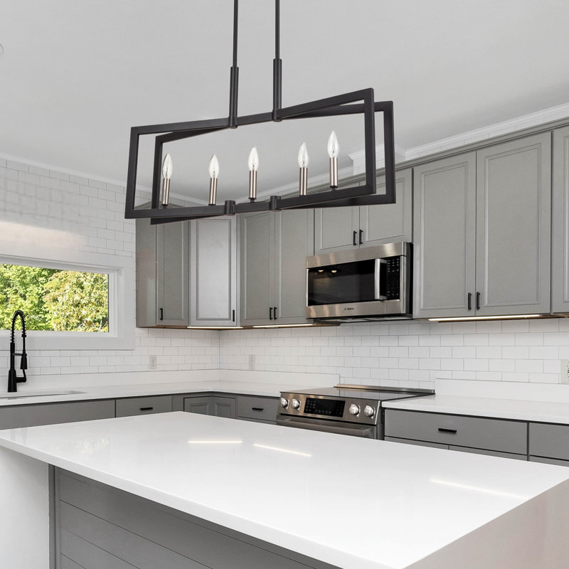 Demetrie 5 - Light Modern Linear Pendant