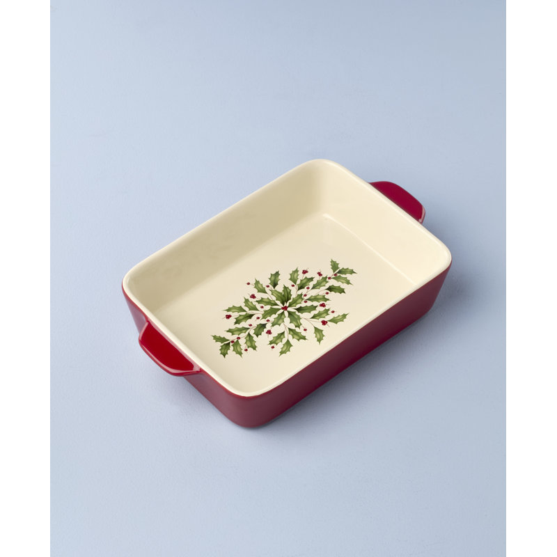 Holiday Rectangular Baking Dish, Medium