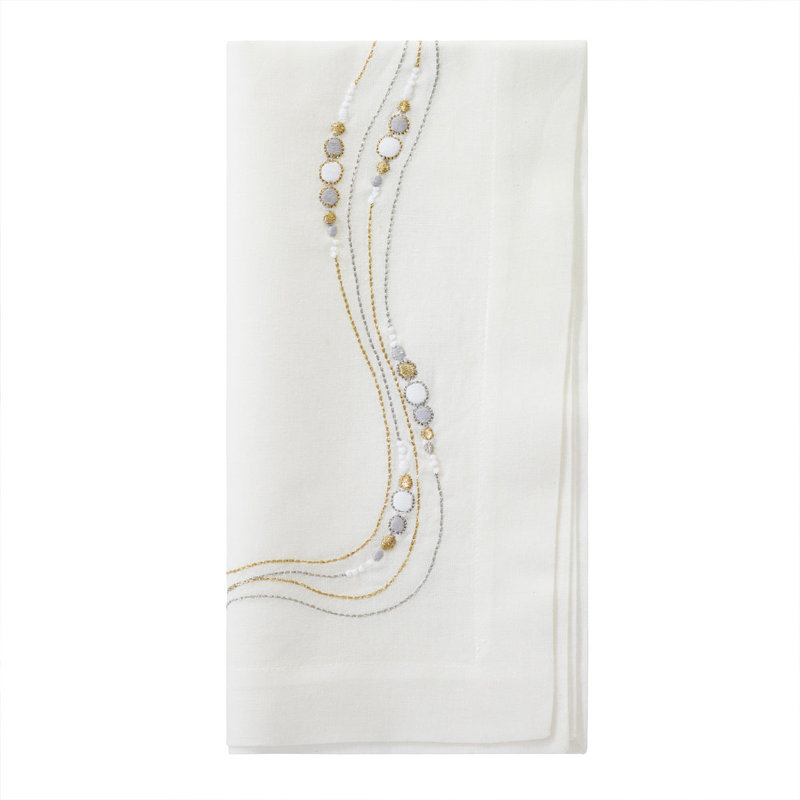 Drift Flow Gold/Silver 22 Napkin