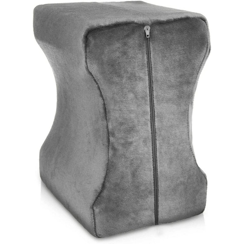  Grey Memory Foam Leg Pillow Orthopaedic Contour Leg Pillow Orthopaedic Reduce Pain Back Hips Knee Support Cushion