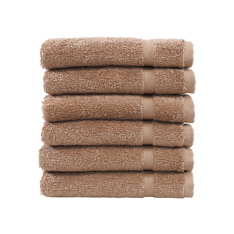 Denzi Turkish Cotton Washcloth, Latte