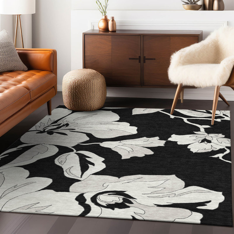 Tapis intérieur / extérieur lavable à la machine Malchow ACN857, Rectangle 5 pi x 7 pi 6 po