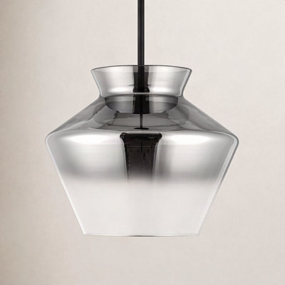 Single Light Glass Dimmable LED Pendant