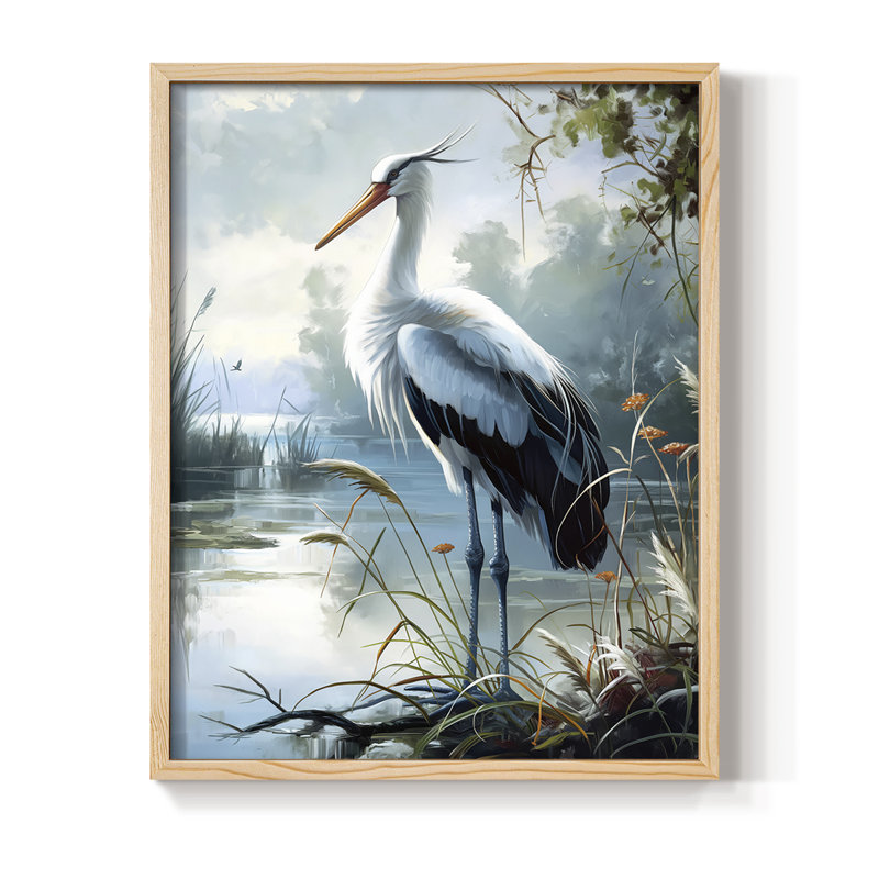 ANIMALS Series CVI, reproduction encadrée - bois massif, H 15 po x l 12 po