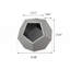 Table d'appoint pour litière pour chat 25,98 "H-384617852