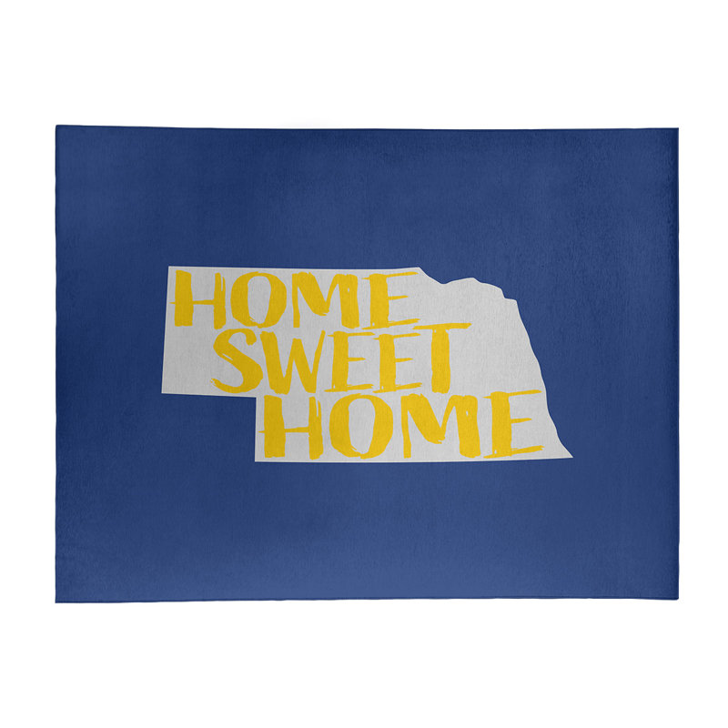 Tapis en poly-chenille nebraska à la maison, Rectangle 8 pi x 10 pi