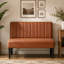Banc de 39 po en similicuir moderne
