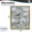 Cadre flottant Blue Bird & Magnolia, design par Nan-490492649-490492650
