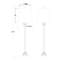 Delfern Resin Buffet Lamp Set