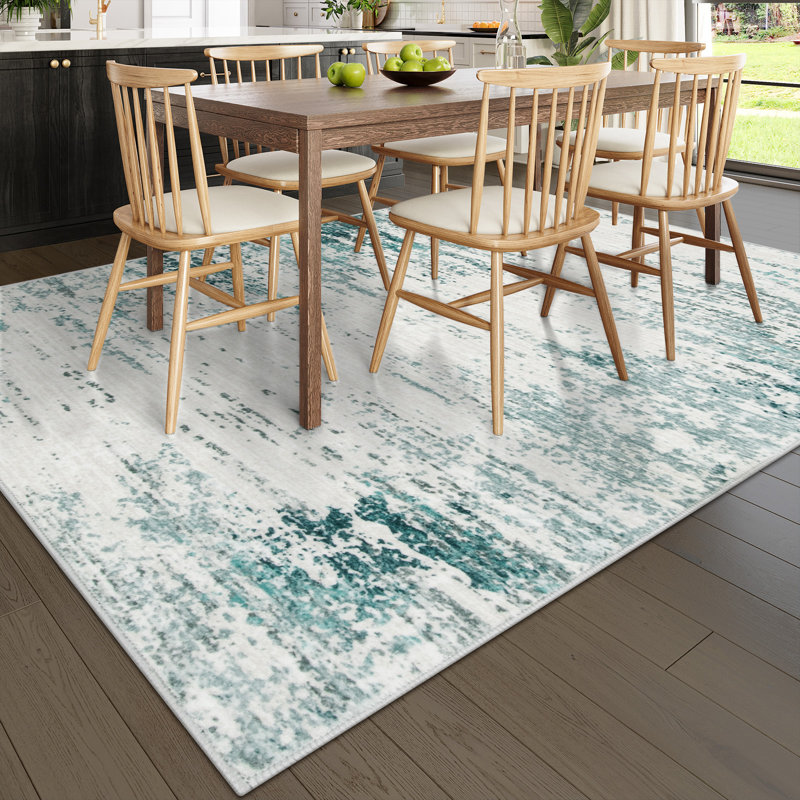 Tapis de sol antidérapant et lavable Kayo, Rectangulaire 8 pi x 10 pi