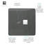 Trendi Switch 2 Gang Female TV Co-Axial & RJ45 Cat 5e PC Ethernet Sockets-117403816