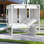 Méridienne d'extérieur en aluminium Pangea Home Madelina