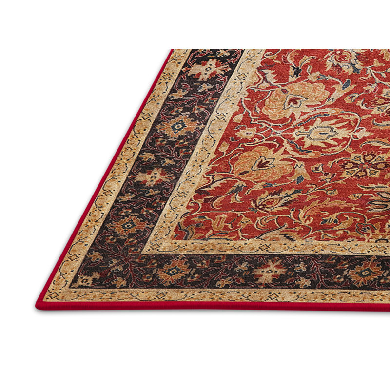 Tapis oriental rouge / noir / beige Wichita, Rectangle 3 pi x 5 pi