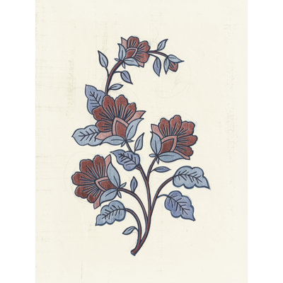 Hand Drawn Blooms II by Victoria Barnes - Wrapped Canvas Print
