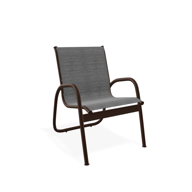 Fauteuil de patio Gardenella, Kona texturé, Recueillir le charbon de bois