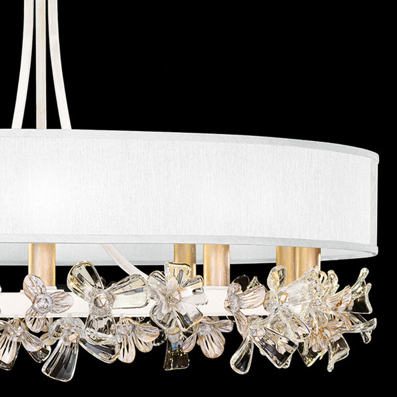 Azu 10 - Light Chandelier, White, White