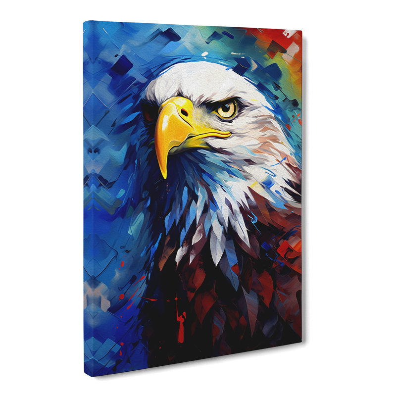 Eagle Abstract No.3 - Wrapped Canvas, 60cm H x 40cm W x 3cm D