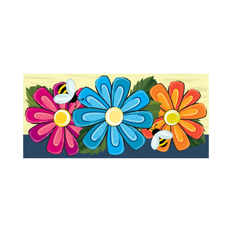 Tapis floral Sassafras Spring Spring 22 "x 10"