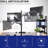 Vivo Extra Tall Dual Desk Monitor Mount, for Screens 17" to 32", STAND-V012K Series-93764483