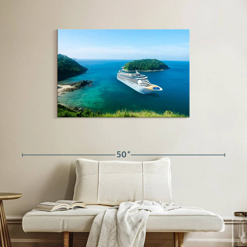 Mehar Island Cruise Ship, 26" H x 39" W
