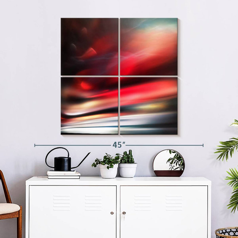 Red, 32" H x 32" W
