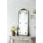 24" X 48.5" Antique Gold Arched Mirror With Metal Frame, Full Length Mirror For Living Room Bathroom Entryway