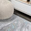 Tapis gris / turquoise Swirl-1694523740
