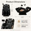 Fauteuil de massage à huit roulettes