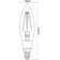 40 Watt Equivalent C11 E12/Candelabra 2700K LED Bulb