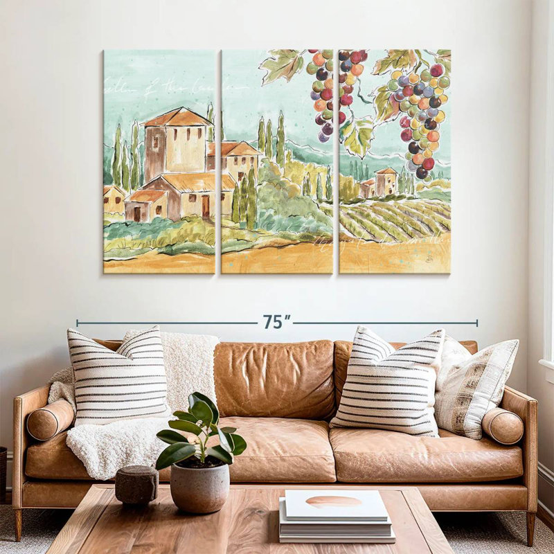Brise toscane Alvord sans coquelicots, H 42 po x l 65 po
