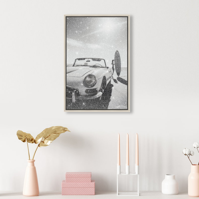 Coast Drift Print by Oliver Gal, 11"H x 16"W, Silver Floater Frame