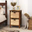 Darielle Metal Bedside Table-870347043